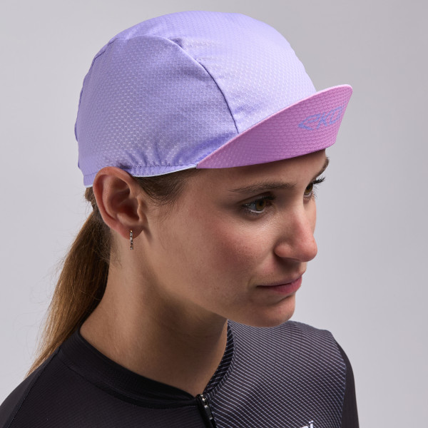 Gorra ciclista mujer EKOI Perf Violeta