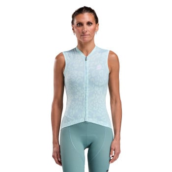 Women's Jersey Sleeveless EKOI Perf LEO Anise