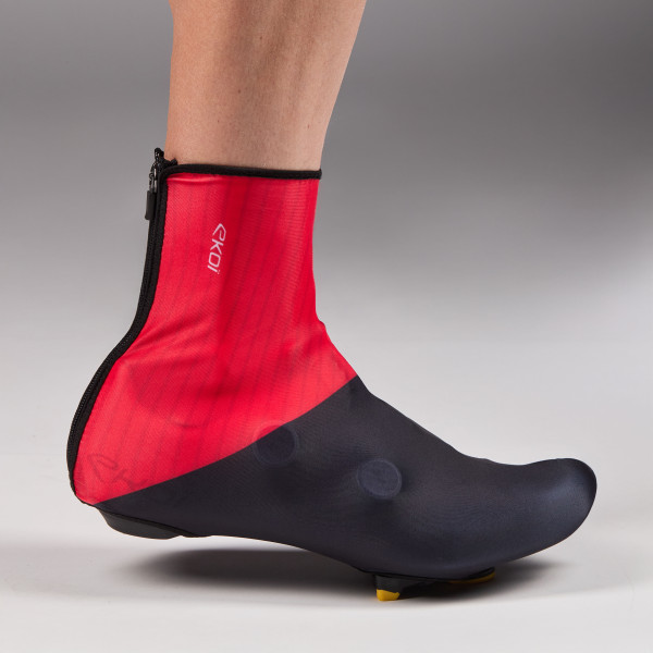 Cubrezapatillas EKOI Perf LYCRA ZIP Rojo