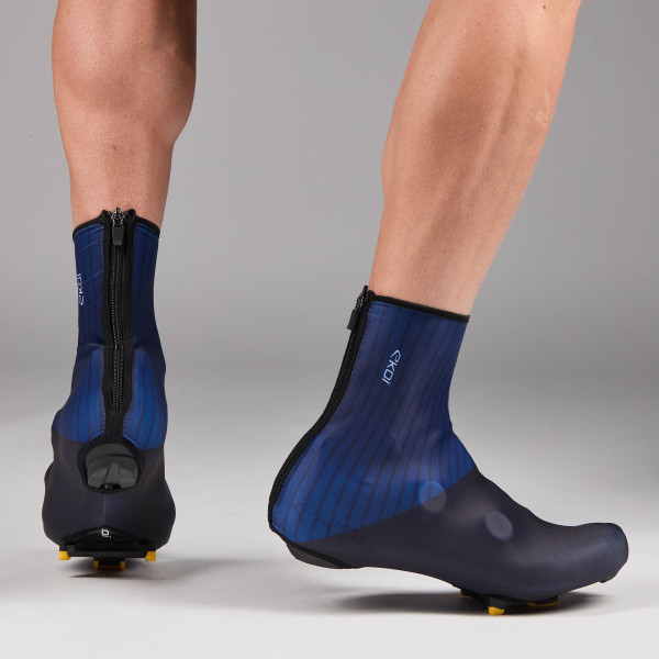 Cubrezapatillas EKOI Perf LYCRA ZIP Azul