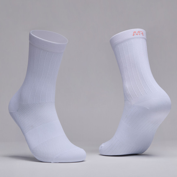 Calcetines EKOI Racing MARION ROUSSE Blanco Rosa