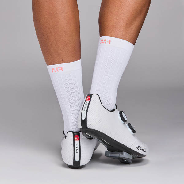 Calcetines EKOI Racing MARION ROUSSE Blanco Rosa