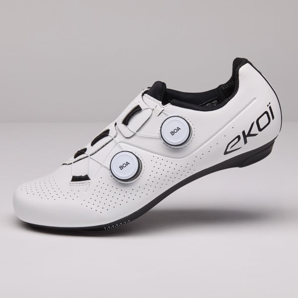 Ekoï Racefietsschoenen EKOI Perf R4 CARBON INSERT Wit Zwart