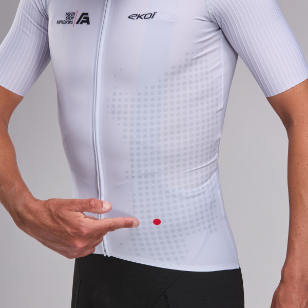 Maillot EKOI Racing FABIO ARU Gris