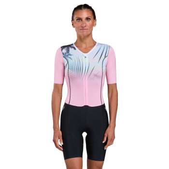 Women's triathlon suit EKOI Perf OASIS Pink
