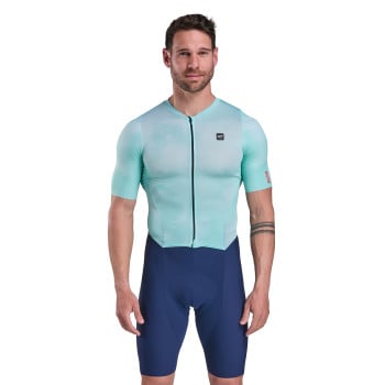 Kombin&eacute;za na silničn&iacute; cyklistiku EKOI Perf TIE & DYE Aqua