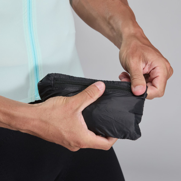 Chaleco EKOI Perf ROMPEVIENTOS LIGERO DE BOLSILLO Negro