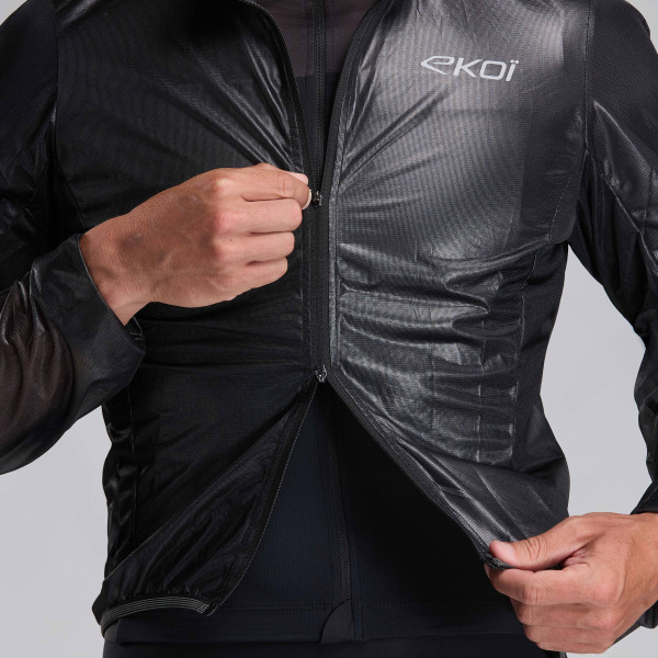 Chaqueta de lluvia EKOI RAINPROOF Negra