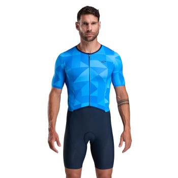 Kombinezon triathlonowy EKOI Perf POLYGONE Niebieski