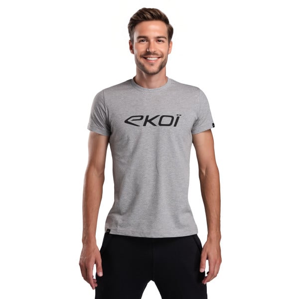 Photo T-shirt EKOI Crew Gris
