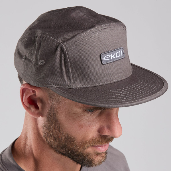 Gorra Lifestyle EKOI 5 PANEL Gris