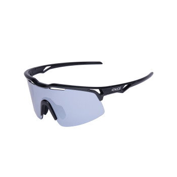 Okulary EKOI STRADA HF Czarne Lustrzane Kat.3