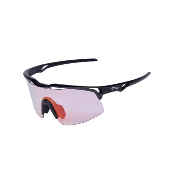 Occhiali EKOI STRADA HF Nero Fotocromatico Rosso Cat1-3