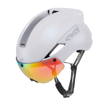 Casque EKOI Perf AERO16 Blanc Gris