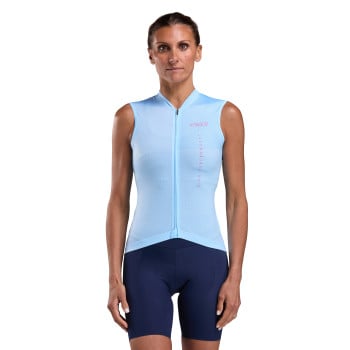 Women's Sleeveless Jersey EKOI Perf LINEAR Blue