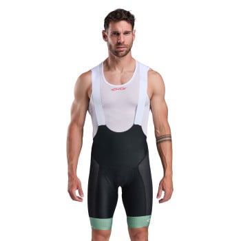 Bib Shorts EKOI Perf GEL MEMORY Khaki