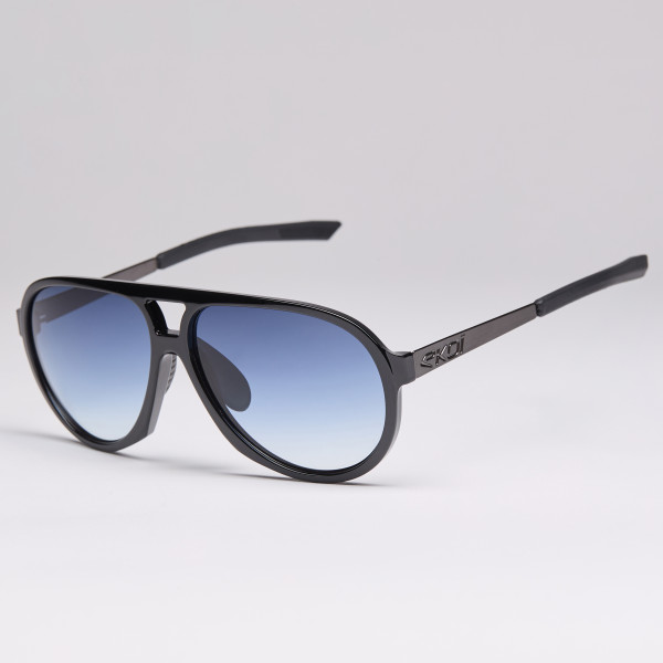 Gafas EKOI Racing LIFESTYLE PILOT Negro Azul degradado
