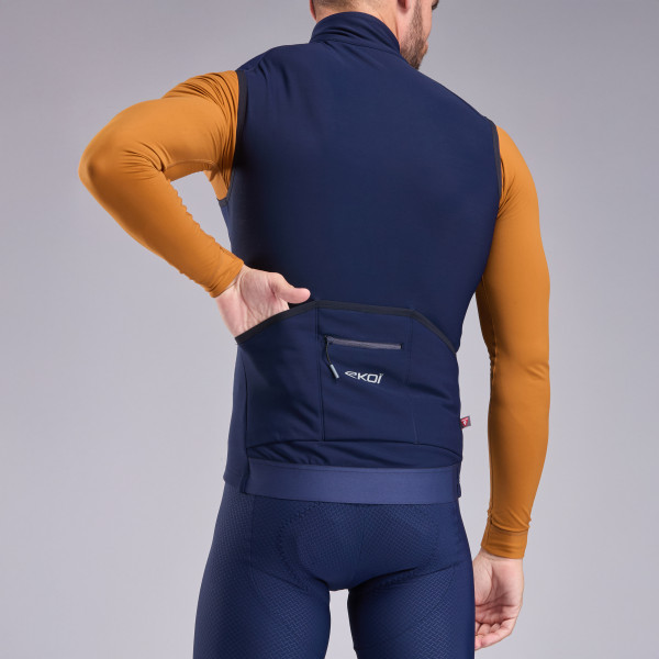 Chaleco térmico EKOI Perf ELEGANCE azul marino