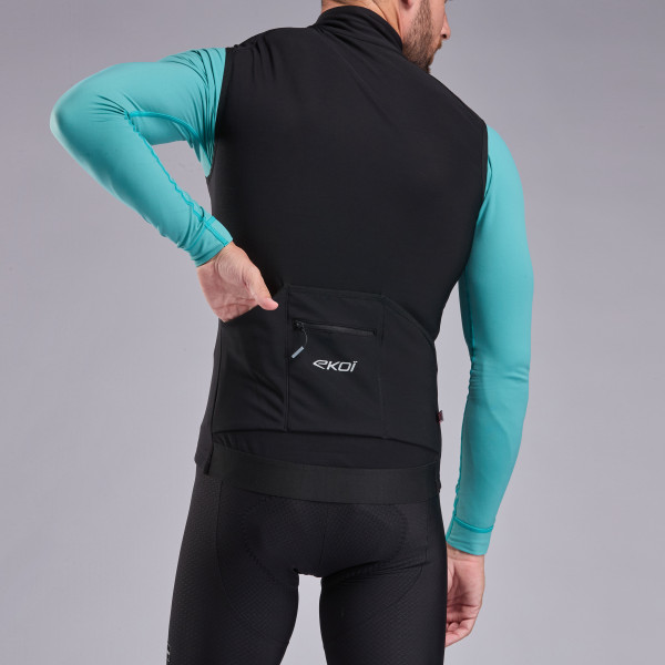 Chaleco térmico EKOI Perf ELEGANCE Negro Azul