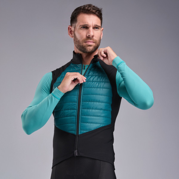 Chaleco térmico EKOI Perf ELEGANCE Negro Azul