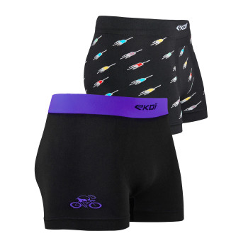 2er-Pack Boxershorts EKOI PELOTON und Violett