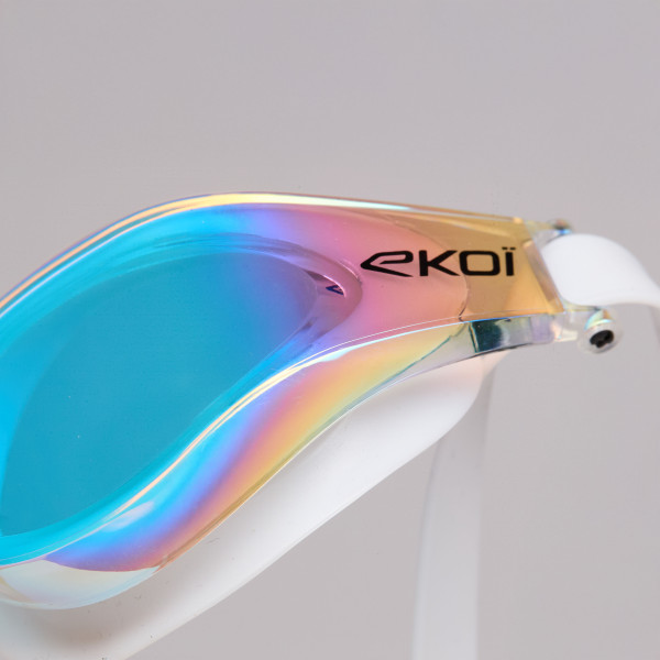 Gafas de natación EKOI Racing AQUA RACER Gold Mirror SW1