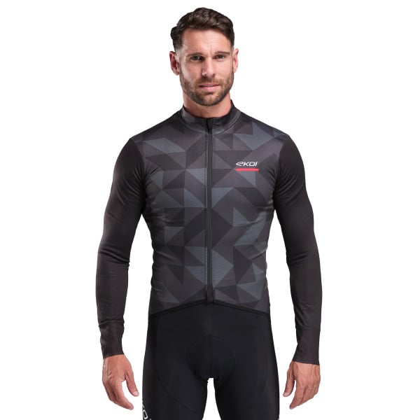 Maillot manches longues EKOI POLYGONE Noir