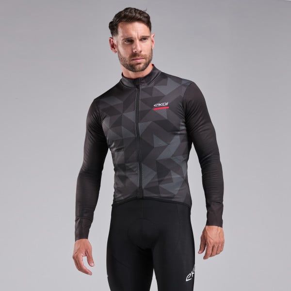Maillot manches longues EKOI POLYGONE Noir