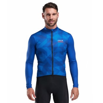 Maillot manches longues EKOI POLYGONE Bleu