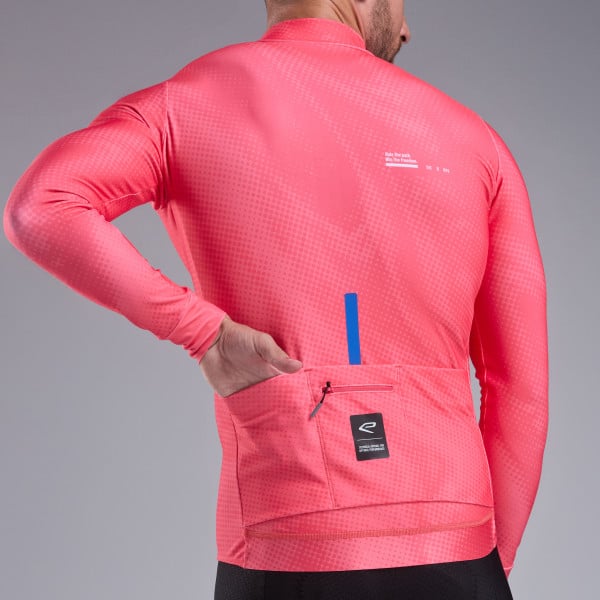 Maillot manches longues EKOI Perf TIE & DYE Corail