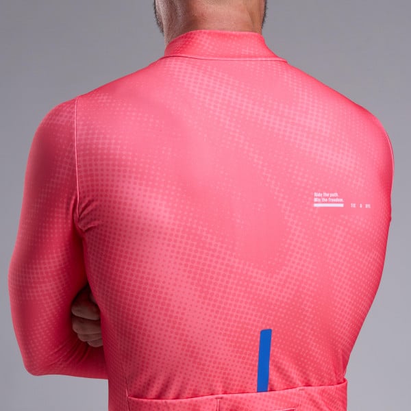 Maillot manches longues EKOI Perf TIE & DYE Corail