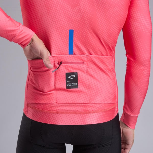 Maillot manches longues EKOI Perf TIE & DYE Corail