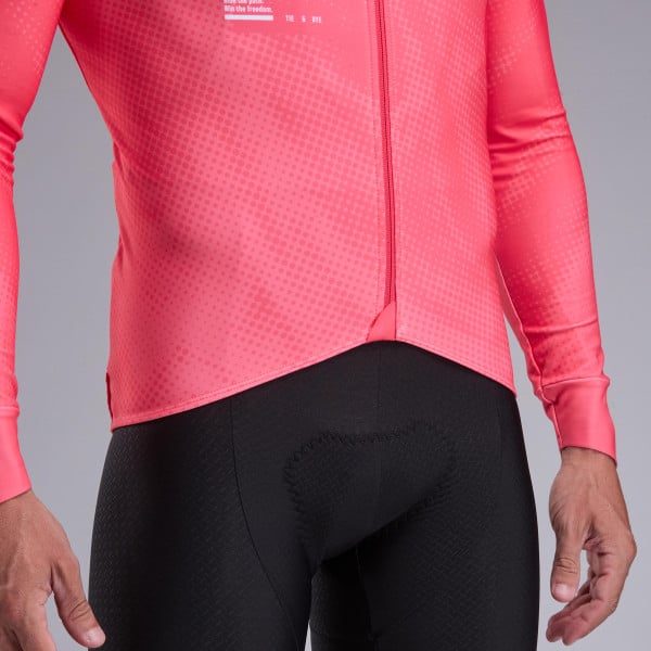 Maillot manches longues EKOI Perf TIE & DYE Corail