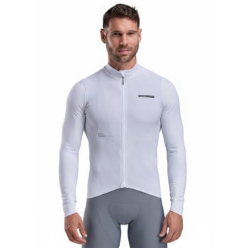 Fietsshirt Lange Mouwen EKOI Perf TIE & DYE Wit