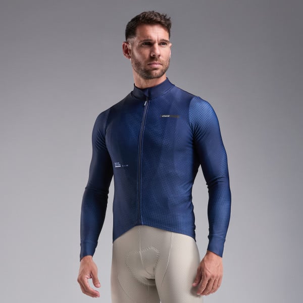 Maillot manches longues EKOI Perf TIE & DYE Marine