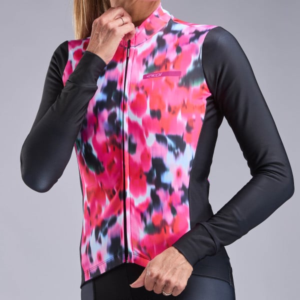 Maillot manches longues femme EKOI ORCHID Noir
