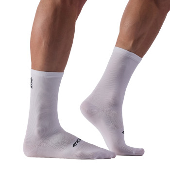 Calcetines de ciclismo EKOI ESSENTIALS 18 cm Blancos