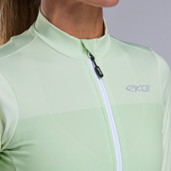 Maillot manches longues femme EKOI MONOPOP Lime