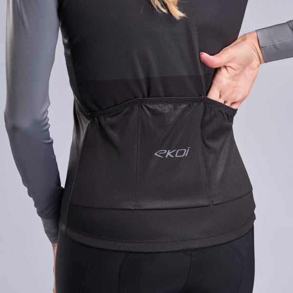 Maillot manches longues femme EKOI MONOPOP Noir