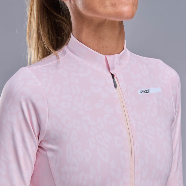 Maillot de manga larga para mujer EKOI Perf LEO Rosa
