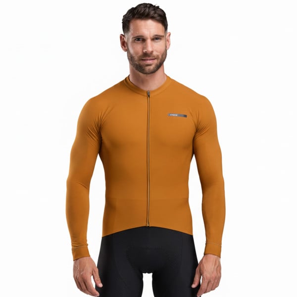 Maillot manches longues EKOI Racing SUPERSOFT Caramel