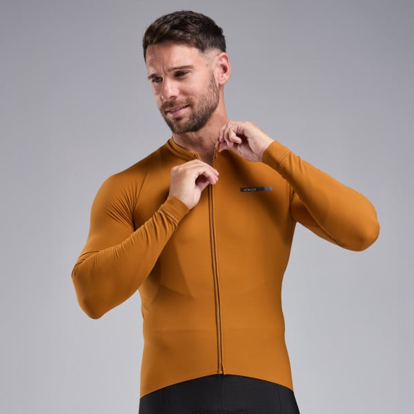Maillot manches longues EKOI Racing SUPERSOFT Caramel