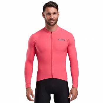 Langarmtrikot EKOI Racing SUPERSOFT Koralle