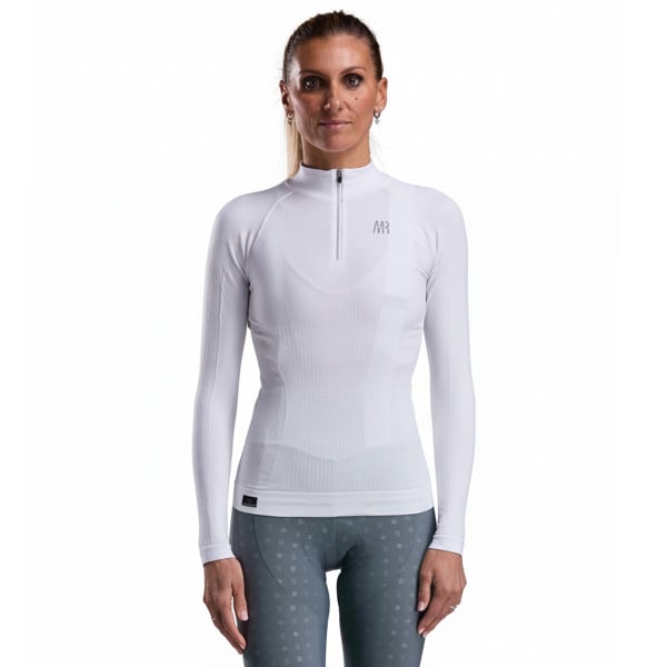 Sous maillot femme EKOI Racing x MARION ROUSSE Outlast Blanc