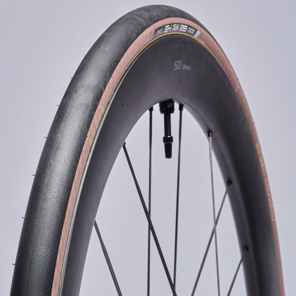 Cubierta carretera EKOI Perf 28 TUBELESS READY Ámbar