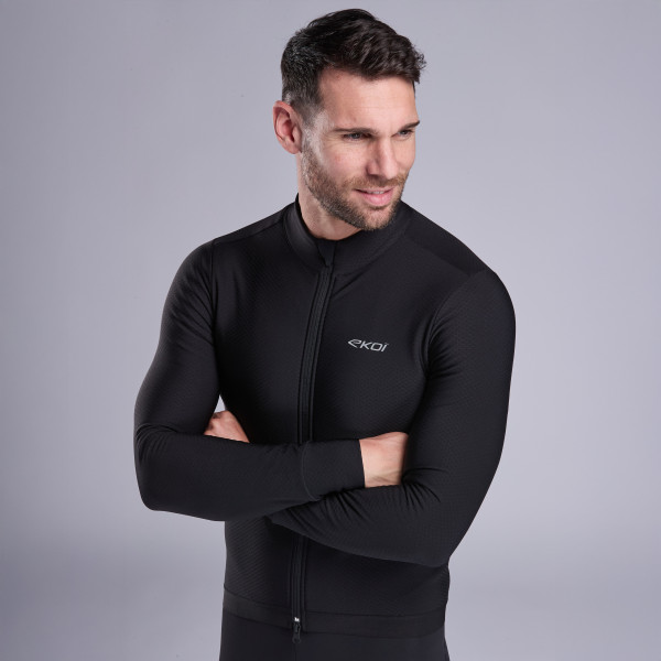 Photo Maillot manches longues EKOI Racing PRIMALOFT Noir