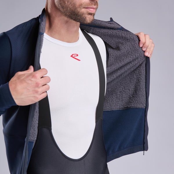 Maillot manches longues EKOI Racing PRIMALOFT Marine