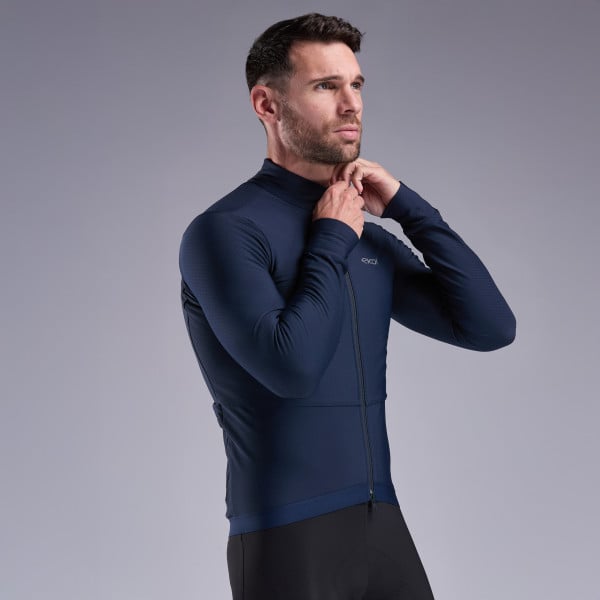 Maillot manches longues EKOI Racing PRIMALOFT Marine