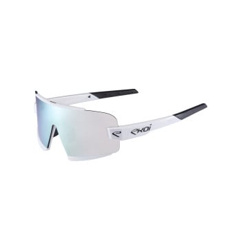 Lunettes EKOI Racing OTTIMO S Blanche Revo bleu Cat3