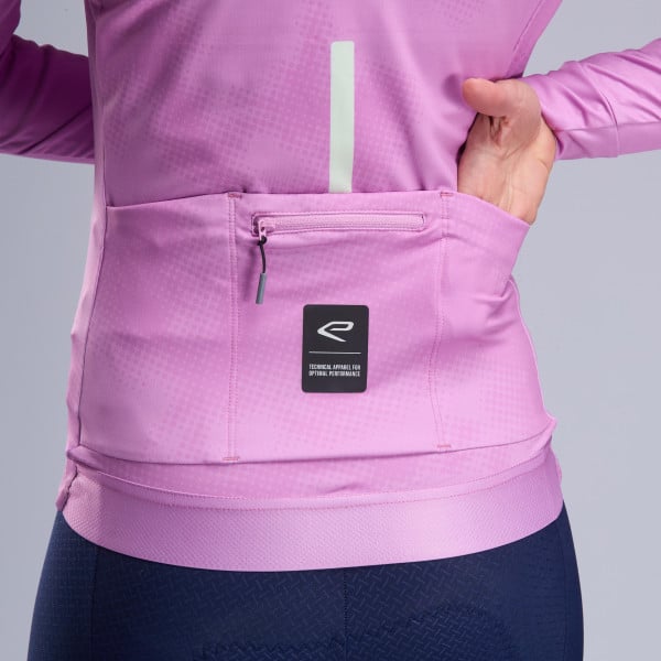 Veste thermique femme EKOI Perf TIE & DYE Mauve